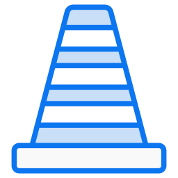 Construction cone icon