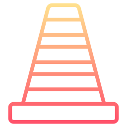 cone de construção Ícone