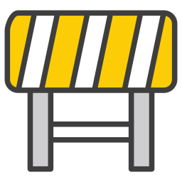 Road block icon