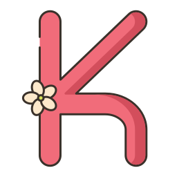 文字k icon