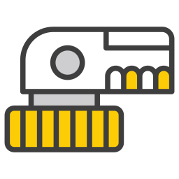 Buffing machine icon