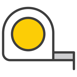 Measuring tape icon