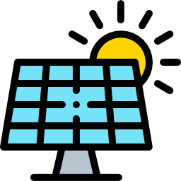 Solar panel icon