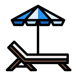 cama solar icono