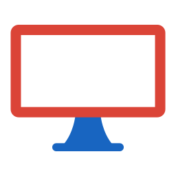 Monitor screen icon