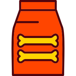 alimentos para mascotas icono