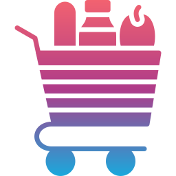 Grocery cart icon