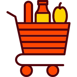 Grocery cart icon