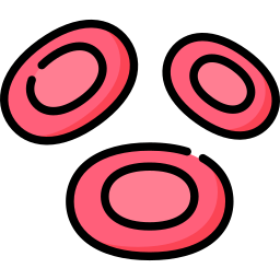 Red blood cells icon