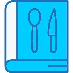 libro de recetas icono