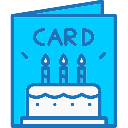 cartão de aniversário Ícone