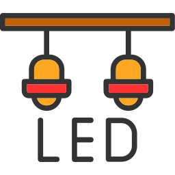 Led lamp icon