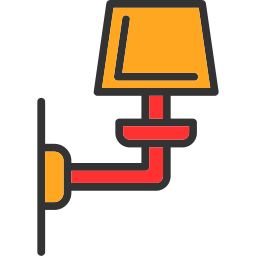 Wall lamp icon