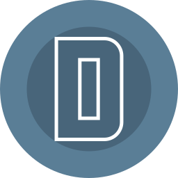 Letter d icon