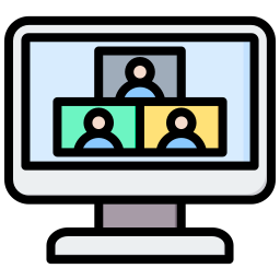 online conferentie icoon
