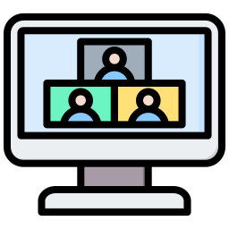 Online conference icon