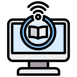 digitale bibliothek icon