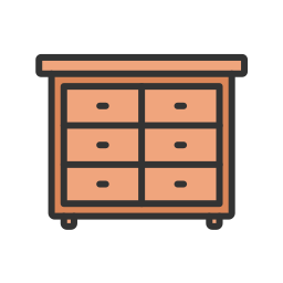 Chest of drawers icon