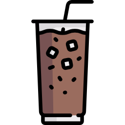 Ice coffee icon