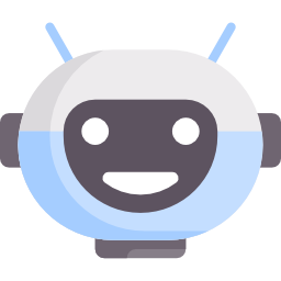máscara de robot icono