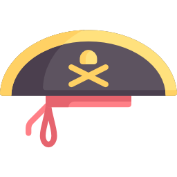 chapeau de pirate Icône