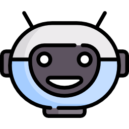 Robot mask icon