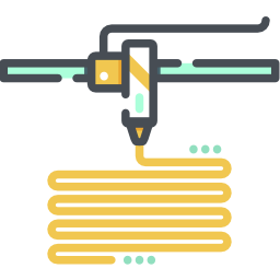 impresora 3d icono