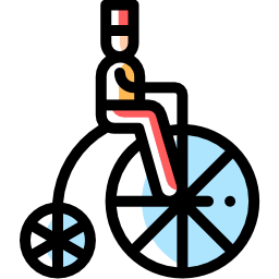 penny farthing icoon