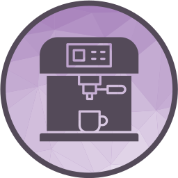 Coffee machine icon