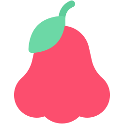 pomme rose Icône