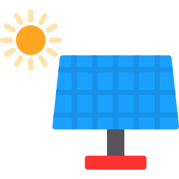 panneau solaire Icône