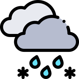 Freezing rain icon