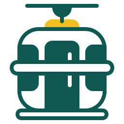 Cable car cabin icon