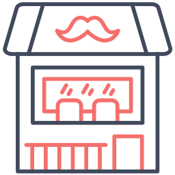 Barber shop icon