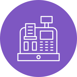 caja registradora icono