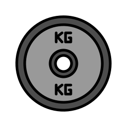 Weight plates icon