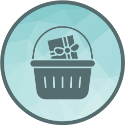 Gift basket icon