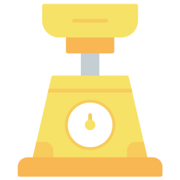 Kitchen scale icon