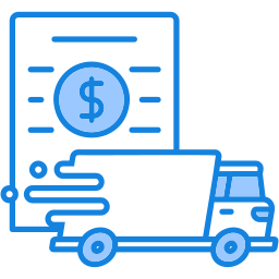 Shipping cost icon