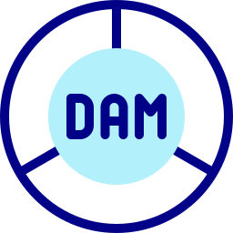 Digital asset management icon