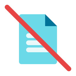 No document icon