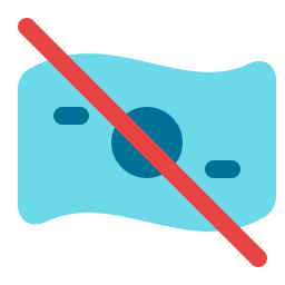 No cash icon