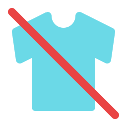 No clothes icon