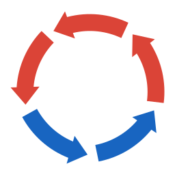 ciclo continuo icona