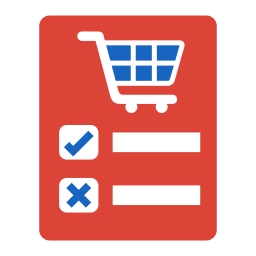 Shopping list icon