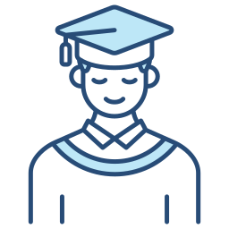 graduado icono