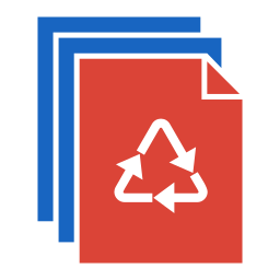 papier recyclé Icône