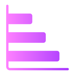 diagramme à bandes Icône