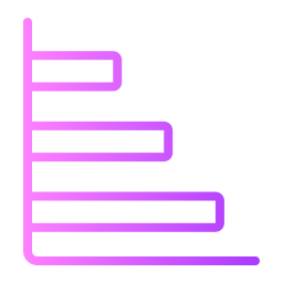 diagramme à bandes Icône