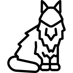 gatto maine coon icona